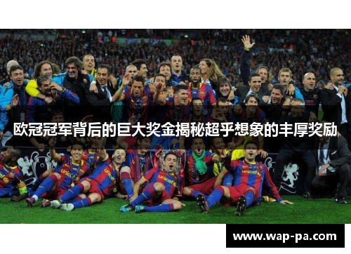 欧冠冠军背后的巨大奖金揭秘超乎想象的丰厚奖励